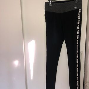 Pink Black & Gray leggings